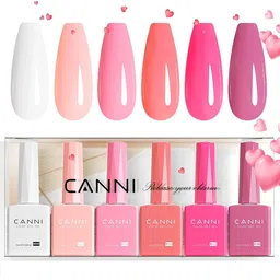 CANNI Hema Free Set Of 6 UV Soak Off Gel Nail Polish - 9ml Each - 2311-image-24