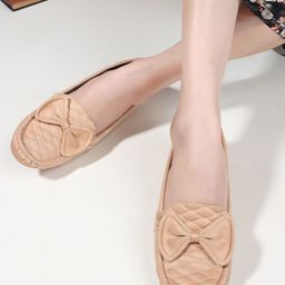 Carlton London Women Textured Square Toe Loafers-22