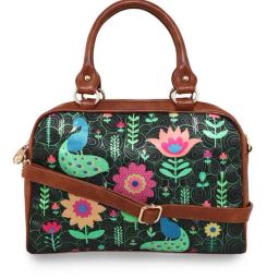 Sabhyata Multicolor Printed Medium Satchel Handbag-image-16