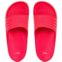 Khadim Men's Red Slides image 1