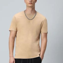 Bewakoof Brown Cotton Regular Fit T-Shirt-image-27