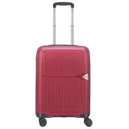 VIP Locus Hyp Maroon Textured Hard Cabin Trolley Bag - 22 Cm-image-95