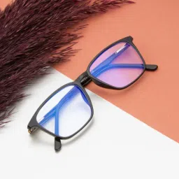 Ted Smith Black Square Unisex Eye Frames image 1