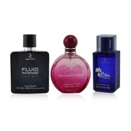 Dorall Collection Fluid Intense, Romantique & Blue Prince EDT - Pack of 3-94