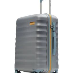 Uppercase Striker Silver Textured Large Hard Checked Luggage-57