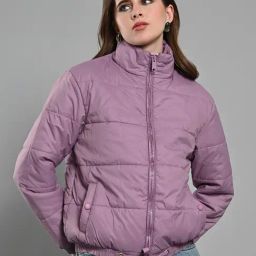 Izel Purple Regular Fit Jacket-26