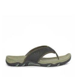 Paragon Men's Olive Green Flip Flops-image-46