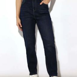 Only Blue Cotton Solid Jeans-image-43
