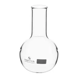 Supertek 4 L Flat Bottom Flask Clear Borosilicate Glass 3.3 with ISI Marked, 15.108.4000IS image 2