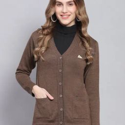 Monte Carlo Brown Wool Cardigan-picture-44