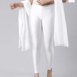 TWIN BIRDS White Plain Dupatta - Pack Of 2 image 1