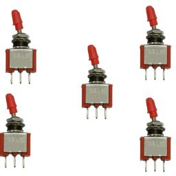 Sub-Miniature Toggle Switch (Pack of 5) image 1