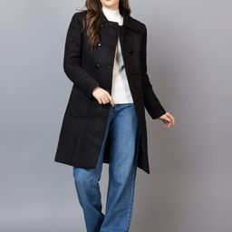 CHKOKKO Double-Breasted Woollen Longline Overcoat-picture-28