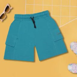 Dollar Boys Blue Solid Bermuda-image-42