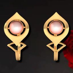 P.C. Chandra Jewellers 14KT Yellow Gold Earrings With Spherical Bead-image-43