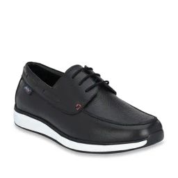 Hitz Men's Black Derby Shoes-picture-0