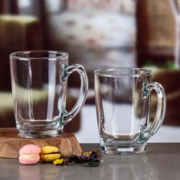 Luminarc Transparent Glass Tea & Coffee Mug - Set of 6-30