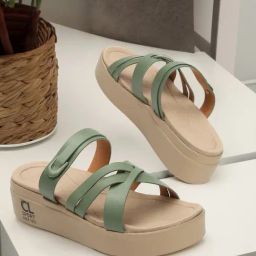 Carlton London Women's Green Slides-image-22