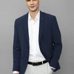 Allen Solly Navy Slim Fit Blazer-image-27