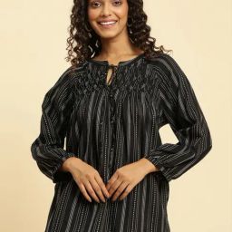 W Black Striped Top-picture-17