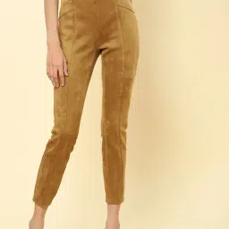 Label Ritu Kumar Brown Regular Fit Pants-image-77