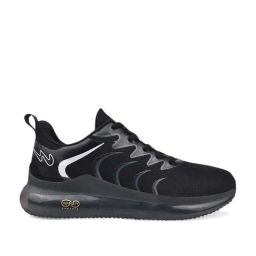 Campus Men's Broom Black Running Shoes-image-5