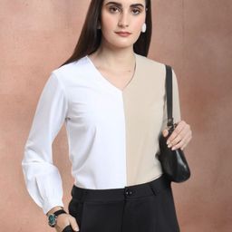FITHUB Women Solid V-Neck Regular Top-image-62