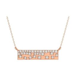 Silvermist 925 Sterling Silver Scattered Bar Pendant Necklace for Women & Girls-image-60