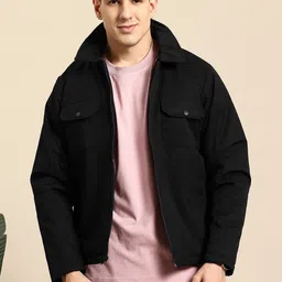Mast & Harbour Spread Collar Padded Jacket-picture-28