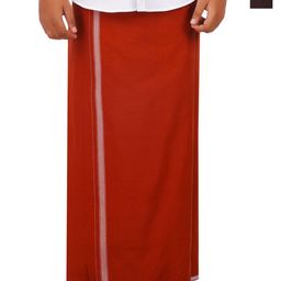 Ethazh Men Pack of 2 Cotton Dhotis-image-69