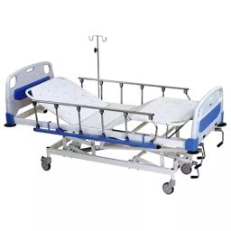 Welltrust 220x100x80 cm Stainless Steel ICU Bed 5 Function-1