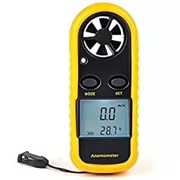 NS Battery Powered Digital LCD Display Anemometer for Laboratories image 3