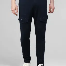 Proline Blue Cotton Regular Fit Trackpants-picture-8