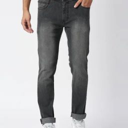 Pepe Jeans VAPOUR Grey Lightly Washed Tapered Fit Jeans-image-42