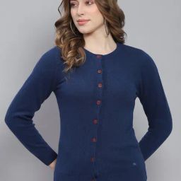 Monte Carlo Navy Regular Fit Sweaters-16