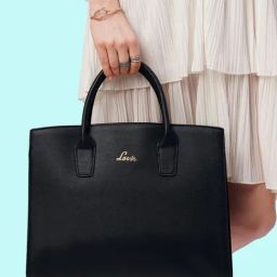 Lavie Ellon LG Black Solid Medium Handbag-19