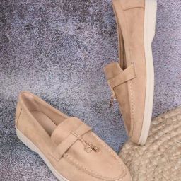 Ronnie Grey Women's Beige Casual Moccasins-image-17