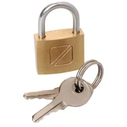 Travel Blue Golden Lock image 1