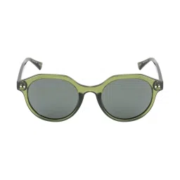 Opium OP-1874-C03 Grey Polarized Round Sunglasses image 1