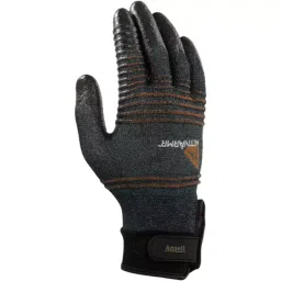 Ansell ActivArmr 97-008 Black Nylon Spandex Abrasion Resistant Cut Resistant Work Gloves Size 10 Foam Nitrile, 97008100-picture-45