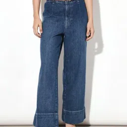 Only Blue Cotton Solid Jeans-picture-6