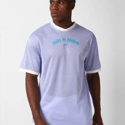 Reebok Blue Regular Fit Printed Sports T-Shirt-image-40
