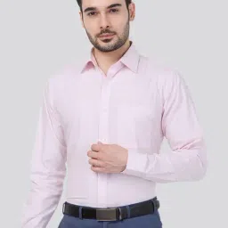 Parx Pink Slim Fit Checks Shirts-image-33