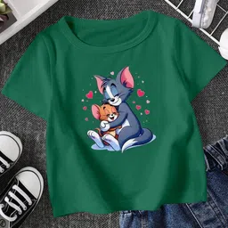 FIONAA TRENDZ Kids Green Tshirts-picture-48