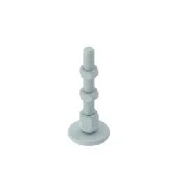 STEEL-SMITH Large Diameter Swivel Foot Spindles with 2 Nuts M16 Dia, LDSW-16170 (Set of 3 Pcs)-image-52