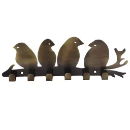 Decorio Key Hook Birds 6 Hooks, 3102905.02-12
