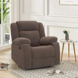 Duroflex Avalon Saddle Brown Pinewood Single Seater Recliner-image-59