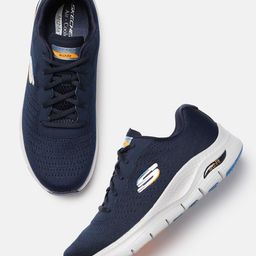 Skechers Men Navy Blue ARCH FIT - INFINITY COOL Sneakers-picture-26