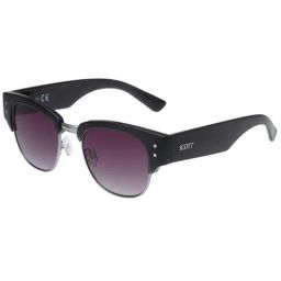SCOTT Grey Clubmaster UV Protection Unisex Sunglasses-image-19