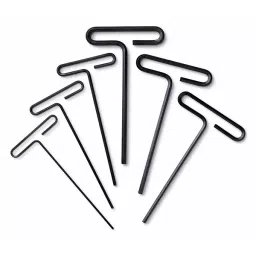 Westward Hex Key Set Alloy Steel Black Oxide Finish T Shape, 4YR74 (Pack of 12 Pcs)-18